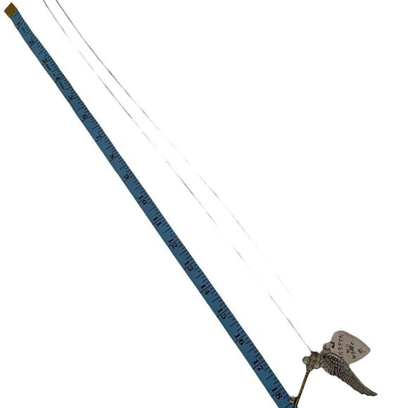 Fashionable Statement Necklace "Unseen No More" in Vintage Silver Tone - Picture 4 of 4